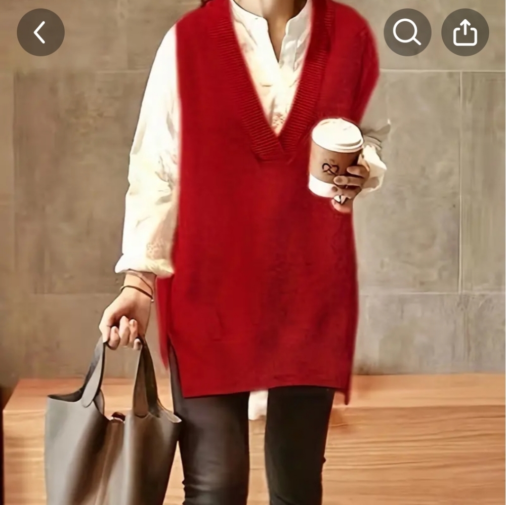 V-neck Sweater Vest